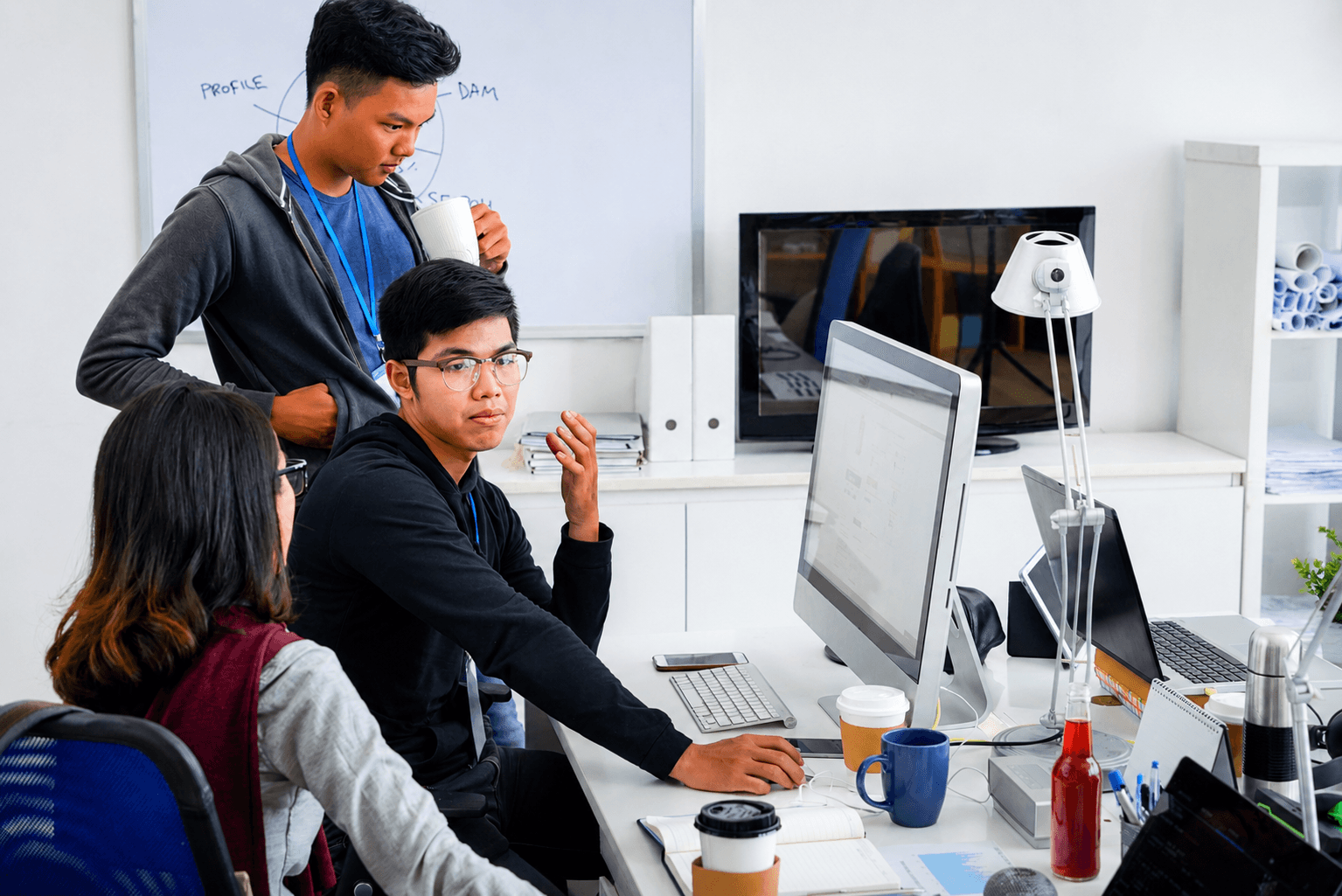 Professional team collaboration