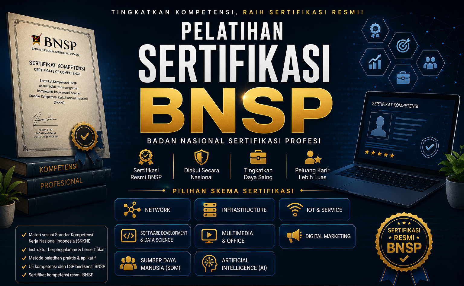 Pelatihan & Sertifikasi BNSP